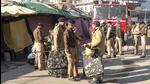 Security personnel deployed in view of the 'Mahapanchayat' called by Hindu organisations demanding the removal of a mosque in Uttarkashi, Uttarakhand, on December 1. (PTI Photo) Security personnel deployed in view of the 'Mahapanchayat' called by Hindu organisations demanding the removal of a mosque in Uttarkashi, Uttarakhand, on December 1. (PTI Photo)