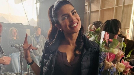 Priyanka Chopra on the set of Citadel Season Two. Priyanka Chopra on the set of Citadel Season Two.