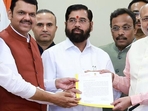 Mahayuti leaders Devendra Fadnavis, Eknath Shinde and Ajit Pawar. (ANI) Mahayuti leaders Devendra Fadnavis, Eknath Shinde and Ajit Pawar. (ANI)