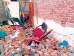 Eyewitnesses initially feared that a cylinder explosion might have caused the collapse. (HT Photo) (Pic used for representation) Eyewitnesses initially feared that a cylinder explosion might have caused the collapse. (HT Photo) (Pic used for representation)