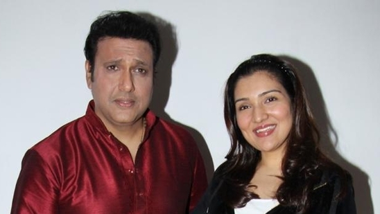 Govinda and his daughter Tina Ahuja during a photo shoot in Mumbai.(IANS) Govinda and his daughter Tina Ahuja during a photo shoot in Mumbai.(IANS)