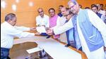 Sujeet Kumar filed his nomination papers in the state assembly in the presence of chief minister Mohan Charan Majhi, BJP state unit president Manmohan Samal, deputy chief minister KV Singh Deo (X/BJP4Odisha) Sujeet Kumar filed his nomination papers in the state assembly in the presence of chief minister Mohan Charan Majhi, BJP state unit president Manmohan Samal, deputy chief minister KV Singh Deo (X/BJP4Odisha)