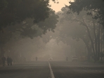 Smog in Delhi, where AQI has remained 'very poor'(Hindustan Times) Smog in Delhi, where AQI has remained 'very poor'(Hindustan Times)