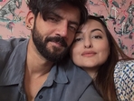 Sonakshi Sinha shared a series of pictures with Zaheer Iqbal. Sonakshi Sinha shared a series of pictures with Zaheer Iqbal.