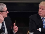 Donald Trump hosted Apple CEO Tim Cook for a Friday evening meal at the president-elect's Mar-a-Lago resort(AFP ) Donald Trump hosted Apple CEO Tim Cook for a Friday evening meal at the president-elect's Mar-a-Lago resort(AFP )