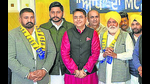 AAP state president Aman Arora at the launch of party campaign in Jalandhar on Saturday. (HT File) AAP state president Aman Arora at the launch of party campaign in Jalandhar on Saturday. (HT File)