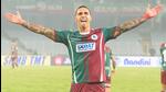 Alberto Rodriguez Martin of Mohun Bagan Super Giant celebrates after scoring a goal. (ISL) Alberto Rodriguez Martin of Mohun Bagan Super Giant celebrates after scoring a goal. (ISL)