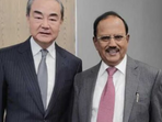 A file photo of NSA Ajit Doval and Chinese counterpart Wang Yi. A file photo of NSA Ajit Doval and Chinese counterpart Wang Yi.