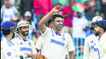 The 38-year-old’s tally of 537 Test wickets is second to only Anil Kumble’s (619) for India. He was also the fastest Indian to 50, 100, 200, 300, 400 and 500 Test wickets. (PTI) The 38-year-old’s tally of 537 Test wickets is second to only Anil Kumble’s (619) for India. He was also the fastest Indian to 50, 100, 200, 300, 400 and 500 Test wickets. (PTI)