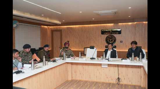 Board meeting of Prayagraj Mela Authority underway in Prayagraj (HT Photo) Board meeting of Prayagraj Mela Authority underway in Prayagraj (HT Photo)