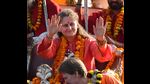 Swami Ananda Leela Giri of Juna Akhara in Prayagraj (HT Photo) Swami Ananda Leela Giri of Juna Akhara in Prayagraj (HT Photo)