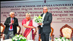 Supreme Court judge justice PS Narasimha at the Justice ES Venkataramiah Centennial Memorial Lecture in Bengaluru. (HT Photo) Supreme Court judge justice PS Narasimha at the Justice ES Venkataramiah Centennial Memorial Lecture in Bengaluru. (HT Photo)