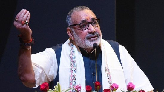 Union minister Giriraj Singh (Photo by Santosh Kumar / Hindustan Times)