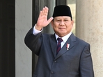 Prabowo Subianto gestures.(AFP) Prabowo Subianto gestures.(AFP)