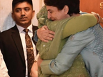 Priyanka Gandhi with former Prime Minister Manmohan Singh. Priyanka Gandhi with former Prime Minister Manmohan Singh.