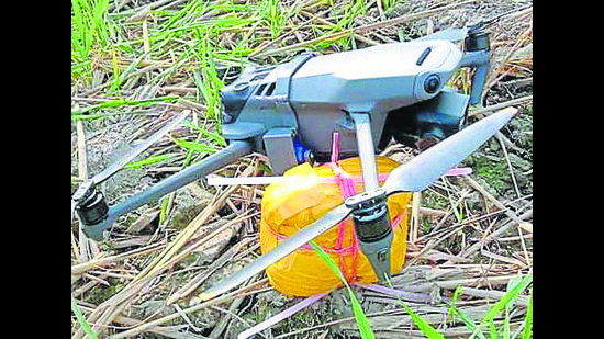 The increasing use of drones for trafficking heroin, arms, and ammunition has posed significant challenges for the BSF. (Sourced) The increasing use of drones for trafficking heroin, arms, and ammunition has posed significant challenges for the BSF. (Sourced)