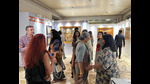 Art aficionados at Jayasri Burman’s exhibition walk-through during the Madras Art Weekend (Saurabh Sharma) Art aficionados at Jayasri Burman’s exhibition walk-through during the Madras Art Weekend (Saurabh Sharma)