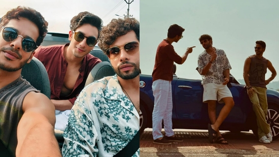 Siddhant Chaturvedi, Ishaan Khatter and Vedang Raina Siddhant Chaturvedi, Ishaan Khatter and Vedang Raina