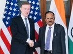 US National Security Advisor Jake Sullivan with NSA Ajit Doval. US National Security Advisor Jake Sullivan with NSA Ajit Doval.