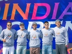 Partners at Global Sports, from left to right: Niraj Jain, Suresh Bhansali, Divyesh Jain, Hemal Jain, Shashank Khaitan.
Partners at Global Sports, from left to right: Niraj Jain, Suresh Bhansali, Divyesh Jain, Hemal Jain, Shashank Khaitan.