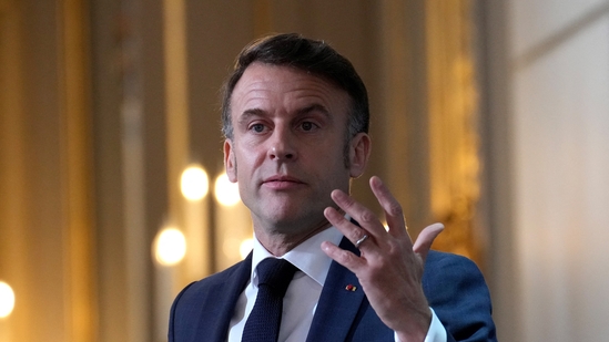 French president Emmanuel Macron has asked Ukraine to keep its expectations realistic when it comes to conflict with Russia(via REUTERS)