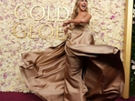Nikki Glaser arrives at the 82nd Golden Globes on Sunday, Jan. 5, 2025, at the Beverly Hilton in Beverly Hills, Calif. (Photo by Jordan Strauss/Invision/AP)(Jordan Strauss/Invision/AP) Nikki Glaser arrives at the 82nd Golden Globes on Sunday, Jan. 5, 2025, at the Beverly Hilton in Beverly Hills, Calif. (Photo by Jordan Strauss/Invision/AP)(Jordan Strauss/Invision/AP)