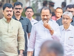 Ajit Pawar with Dhananjay Munde (Satish Bate/HT PHOTO)(HT_PRINT) Ajit Pawar with Dhananjay Munde (Satish Bate/HT PHOTO)(HT_PRINT)