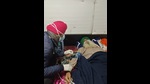 The condition of farmer leader Jagjit Singh Dallewal continued to deteriorate further on Tuesday when his blood pressure (BP) dropped to a critical level. Dallewal’s systolic BP fell to 77, while the diastolic value was recorded at 45 last night, creating a panic at the Khanauri site. (HT Photo) The condition of farmer leader Jagjit Singh Dallewal continued to deteriorate further on Tuesday when his blood pressure (BP) dropped to a critical level. Dallewal’s systolic BP fell to 77, while the diastolic value was recorded at 45 last night, creating a panic at the Khanauri site. (HT Photo)