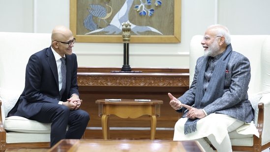 Microsoft CEO Satya Nadella said the $3 billion investment would include the setting up of new data centres.(Satya Nadella/X) Microsoft CEO Satya Nadella said the $3 billion investment would include the setting up of new data centres.(Satya Nadella/X)