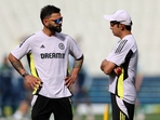 India's Virat Kohli (L) chats with India's head coach Gautam Gambhir(AFP) India's Virat Kohli (L) chats with India's head coach Gautam Gambhir(AFP)