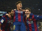 Neymar struck up a lethal partnership with Lionel Messi and Luis Suarez to lead Barcelona to a historic treble in the past.(AP) Neymar struck up a lethal partnership with Lionel Messi and Luis Suarez to lead Barcelona to a historic treble in the past.(AP)