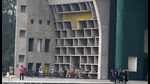 In November 2024, HC had ordered construction of a verandah outside the chief justice’s court for the convenience of visitors, especially during rain. (Ravi Kumar/HT) In November 2024, HC had ordered construction of a verandah outside the chief justice’s court for the convenience of visitors, especially during rain. (Ravi Kumar/HT)