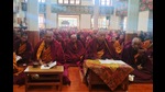 On Wednesday, the Tibetan residents and sympathisers in Dharamshala gathered at the Tsuglakhang temple to observe a prayer service to express their support and solidarity for the tragic loss of over a hundred lives and the many others who were injured in Tibet due to the earthquake on Tuesday. (HT Photo) On Wednesday, the Tibetan residents and sympathisers in Dharamshala gathered at the Tsuglakhang temple to observe a prayer service to express their support and solidarity for the tragic loss of over a hundred lives and the many others who were injured in Tibet due to the earthquake on Tuesday. (HT Photo)