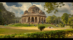 The tomb of Mohammed Shah, the third emperor of the Sayyid dynasty, that was built in 1444 and is located inside Lodhi Garden in New Delhi. (Prabhas Roy/Gardens of Delhi) The tomb of Mohammed Shah, the third emperor of the Sayyid dynasty, that was built in 1444 and is located inside Lodhi Garden in New Delhi. (Prabhas Roy/Gardens of Delhi)