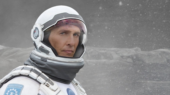 Matthew McConaughey as astronaut Cooper in Interstellar. Matthew McConaughey as astronaut Cooper in Interstellar.