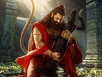 Rishabh Shetty's first look as Lord Hanuman from Prasanth Varma's Jai Hanuman. Rishabh Shetty's first look as Lord Hanuman from Prasanth Varma's Jai Hanuman.