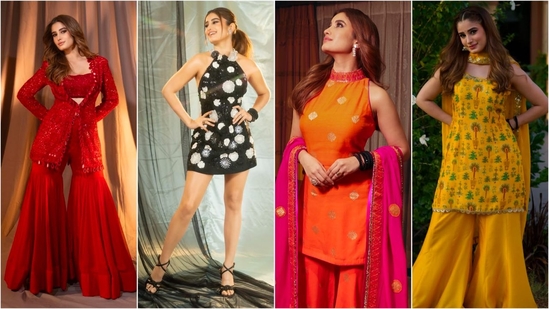 Rasha Thadani is proving to be a budding fashionista with her stunning Gen Z style. As she gears up for her debut film, her promotional looks are a treasure trove of fashion inspiration. Let’s dive into her wardrobe and pick up some style cues.(Instagram) Rasha Thadani is proving to be a budding fashionista with her stunning Gen Z style. As she gears up for her debut film, her promotional looks are a treasure trove of fashion inspiration. Let’s dive into her wardrobe and pick up some style cues.(Instagram)