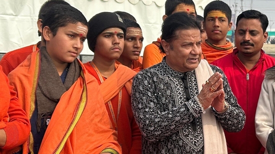 Anup Jalota during his recent visit to Prayagraj Anup Jalota during his recent visit to Prayagraj