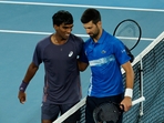 Novak Djokovic began his Australian Open 2025 campaign on a resurgent note, defeating 19-year-old Indian-origin American sensation Nishesh Basavareddy in Melbourne, on Sunday.(REUTERS)