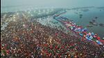 Over 1.65 crore take holy dip on Paush Purnima:Mahakumbh begins amid flood of fervour, shower of petals Over 1.65 crore take holy dip on Paush Purnima:Mahakumbh begins amid flood of fervour, shower of petals