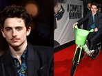 Timothee Chalamet's red carpet stunt Timothee Chalamet's red carpet stunt