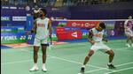 Satwiksairaj Rankireddy and Chirag Shetty celebrate after reaching semi-finals of India Open. (Ajay Aggarwal/HT Photo) Satwiksairaj Rankireddy and Chirag Shetty celebrate after reaching semi-finals of India Open. (Ajay Aggarwal/HT Photo)