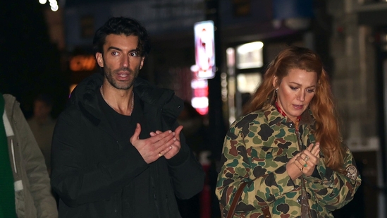 Justin Baldoni and Blake Lively on the sets of It Ends With Us Justin Baldoni and Blake Lively on the sets of It Ends With Us