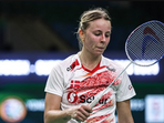 Mia Blichfeldt in action at India Open(Instagram) Mia Blichfeldt in action at India Open(Instagram)