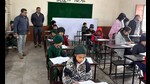 The entrance examination for Class 6 admissions at Jawahar Navodaya Vidyalaya, Dhanansu, was conducted at 11 centres across Ludhiana on Saturday. (Hindustan Times) The entrance examination for Class 6 admissions at Jawahar Navodaya Vidyalaya, Dhanansu, was conducted at 11 centres across Ludhiana on Saturday. (Hindustan Times)