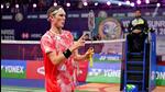 Denmark's Viktor Axelsen celebrates winning the India Open in New Delhi on Sunday. (AFP) Denmark's Viktor Axelsen celebrates winning the India Open in New Delhi on Sunday. (AFP)