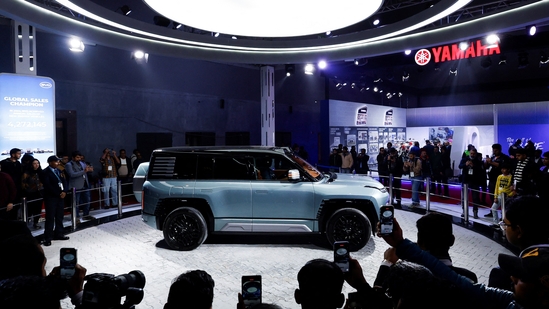 According to a top executive of the company's Indian branch, China's electric car giant BYD is eager to start manufacturing operations in India as soon as "all factors" indicate a "go ahead," and the plan is continuously being reviewed.(REUTERS/Priyanshu Singh)