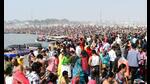 Every day, lakhs of devotees from across the country and abroad are arriving in Prayagraj to take a holy dip at Sangam. (HT photo) Every day, lakhs of devotees from across the country and abroad are arriving in Prayagraj to take a holy dip at Sangam. (HT photo)