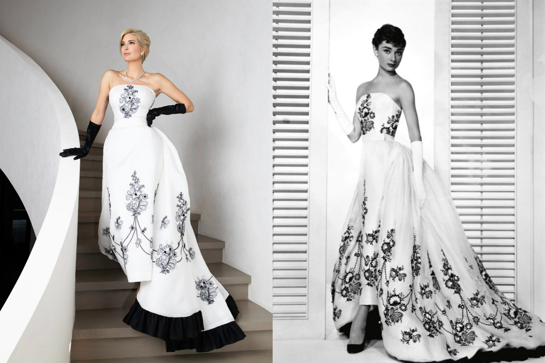 Ivanka Trump and Audrey Hepburn Ivanka Trump and Audrey Hepburn