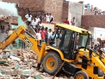 Demolition drive in Vasai. Representative Image. (HT File) Demolition drive in Vasai. Representative Image. (HT File)